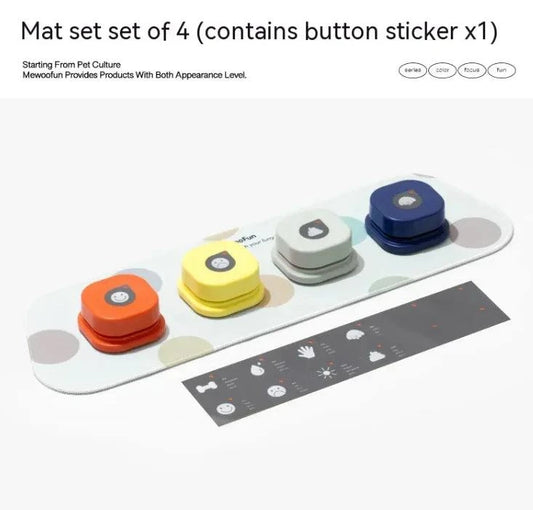 Interactive Pet Communication Button – Recordable Talking Button for Dogs & Cats