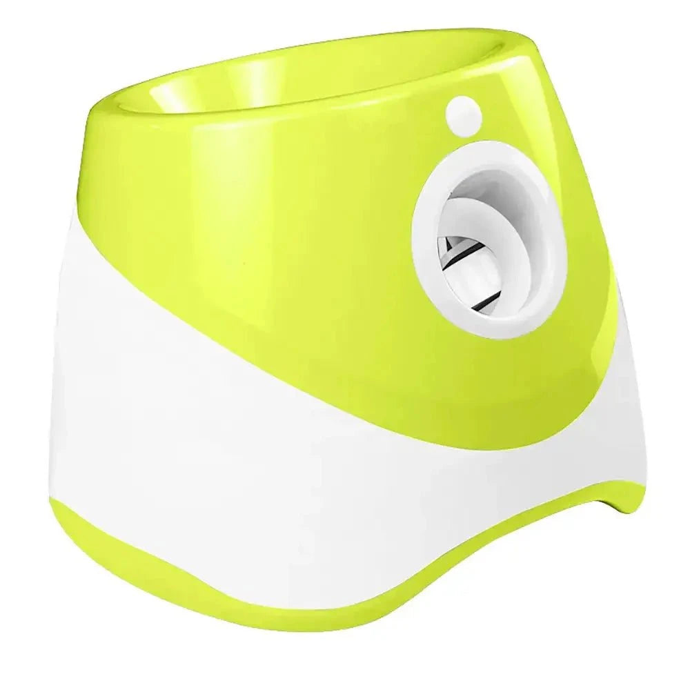 Automatic Tennis Ball Launcher – Solo Practice & Dog Fetch Trainer (Includes 3 Balls)