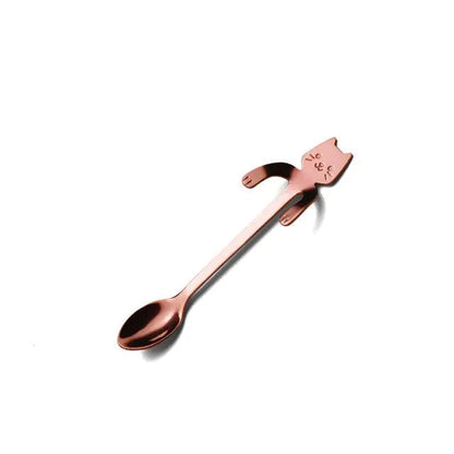 Stainless Steel Cat Spoons – Eco-Friendly, Reusable Stirring Spoons for Cat Lovers