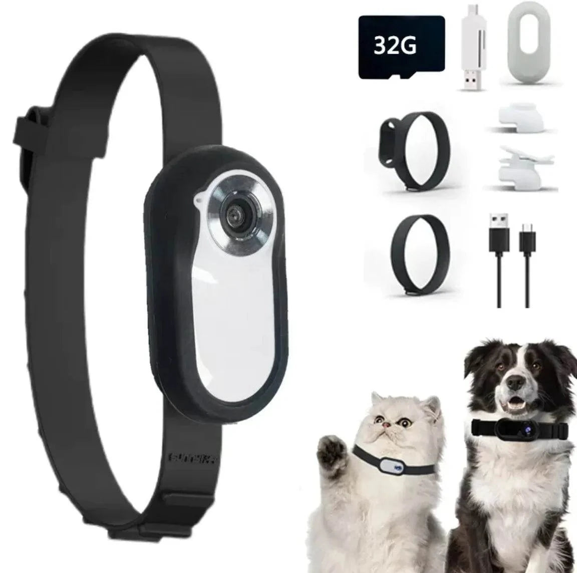 🎥🐾 Adventure Pet ViewCam – Wireless Pet Collar Camera