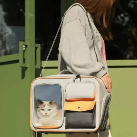 EVA Pet Travel Backpack – Spacious, Secure & Adventure-Ready Carrier for Cats
